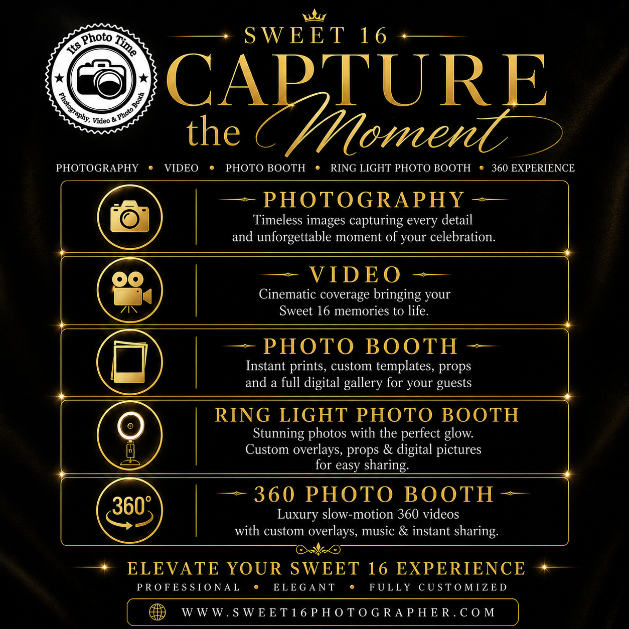 Sweet 16 Photographer